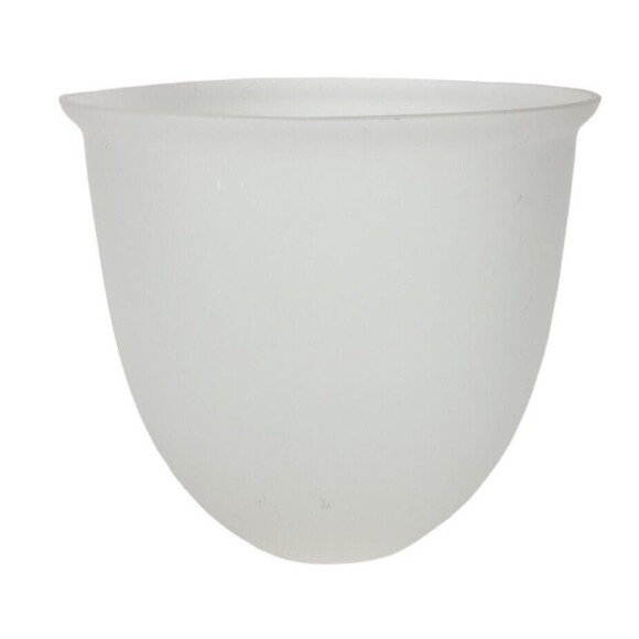 Acclaim Frosted White Hurricane Sconce Light Shade Bell Shaped - Picture 5 of 6